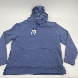 New CHAMPION French Terry Long Sleeve Hoodie Sweater Women's Large Casual